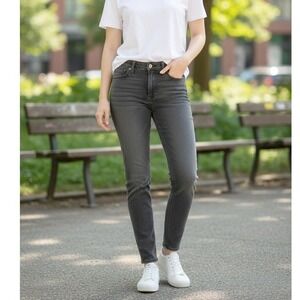 Levis Jeans Womens 30 Gray 711 Skinny Mid Rise Denim Stretch Slim Fit Casual